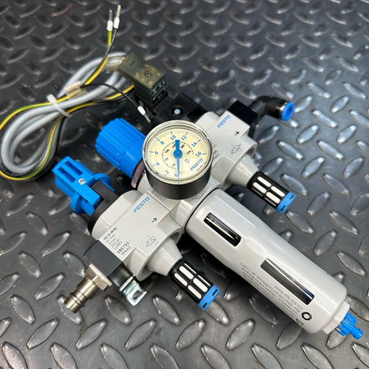 Festo 공압 FRL 필터 레귤레이터 유닛