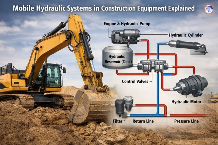 Eaton 유압 실린더 모바일 중장비