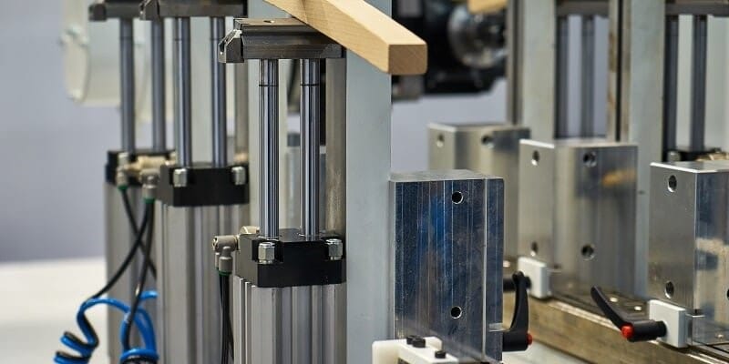 에어 실린더 자동화 설비 설치 사진