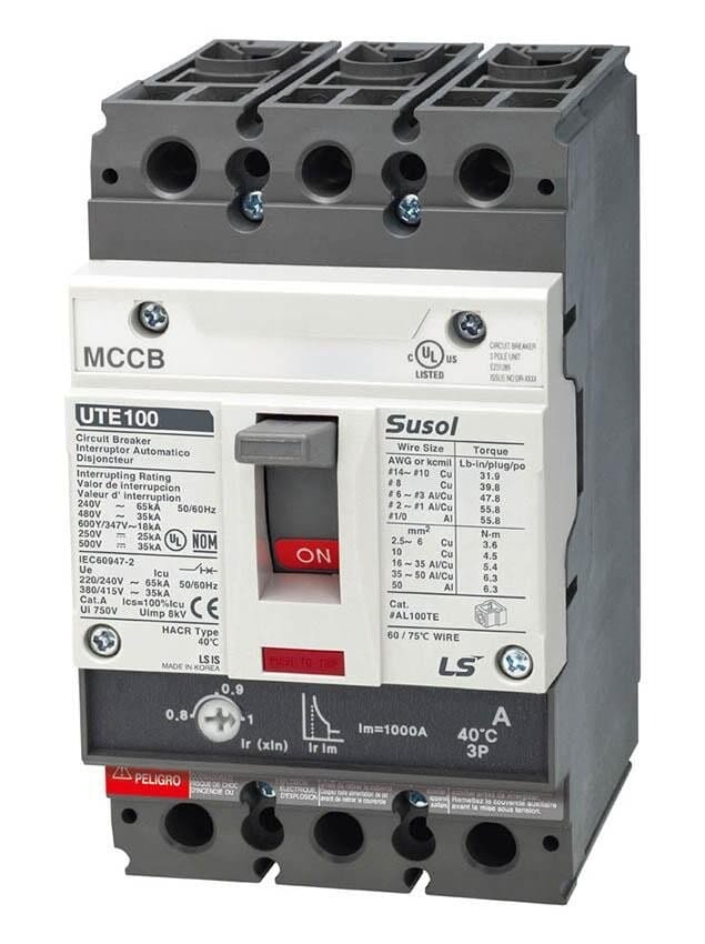 차단기 용량 선정 LS ELECTRIC MCCB
