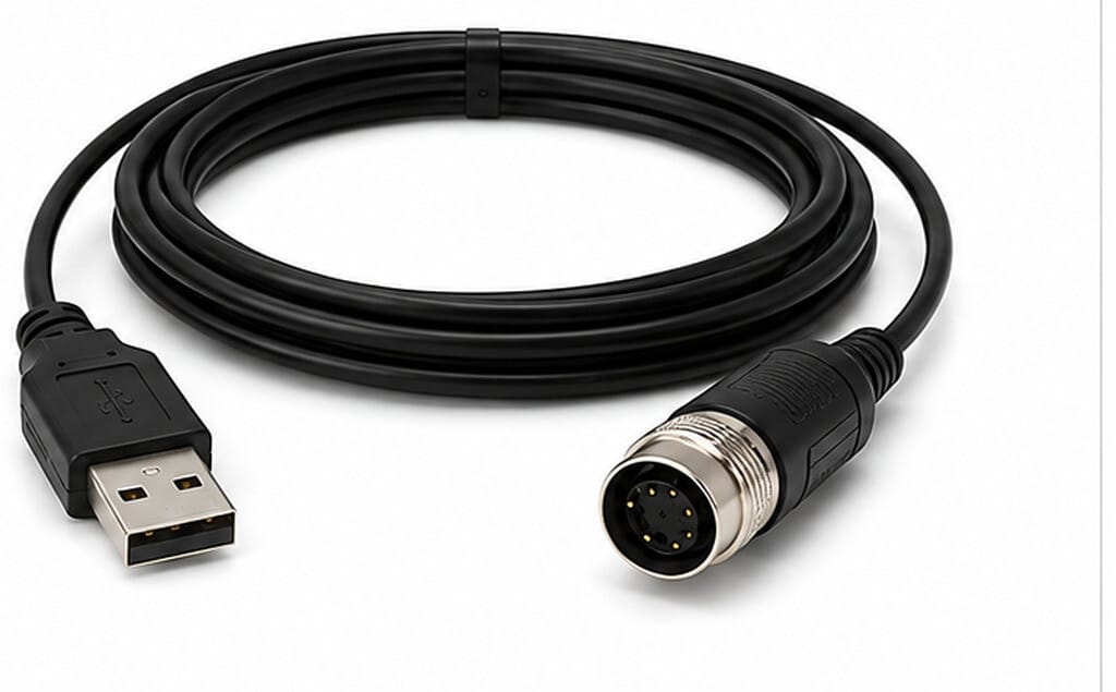 PLC 프로그래밍 케이블 — USB 시리얼 변환 커넥터