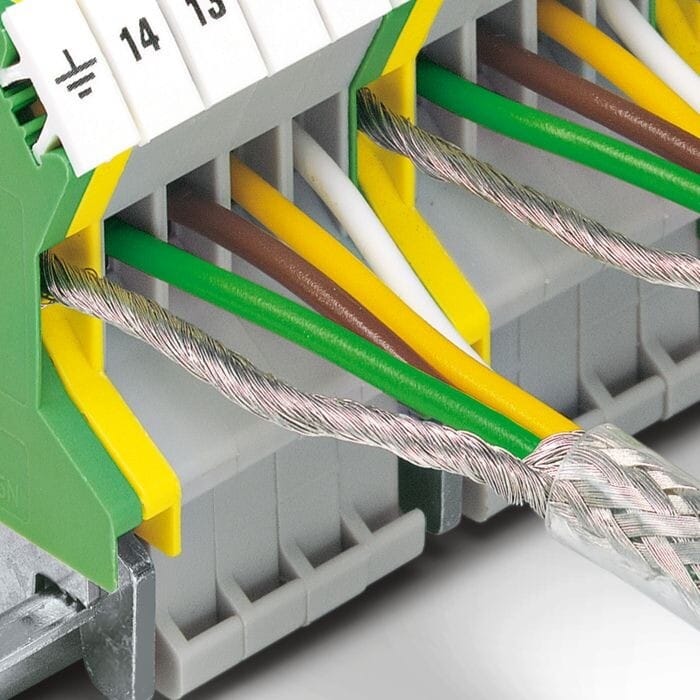 RS-485 배선 방법 — 인버터 노이즈 환경에서 차폐 케이블 접지 방법